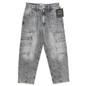 Mother The Private Zip Pocket Ankle in Shadow Dancing Size 27